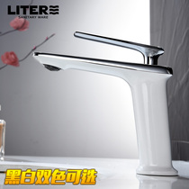 Spanish Citec spool Swiss NP bubbler White Black hot and cold basin faucet upper basin