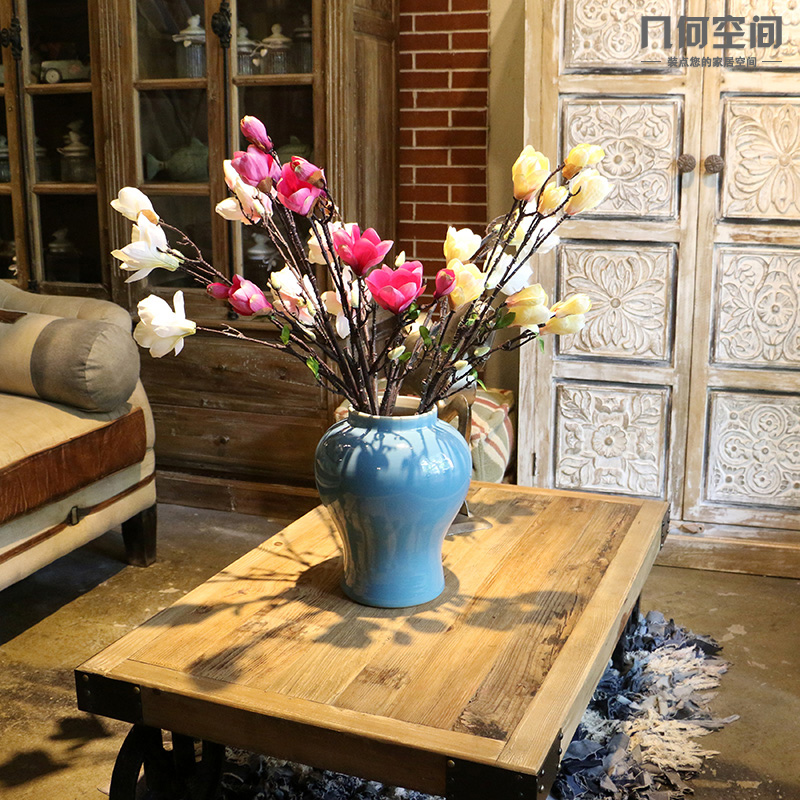 Jingdezhen general creative arts and crafts decorative furnishing articles elegant clear water tank contracted and I ceramic vases, flower receptacle