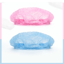 Disposable shower cap non-woven strip cap Sanitary dust-proof cap Beauty dust-free hair care cover anti-falling hair increase net cap