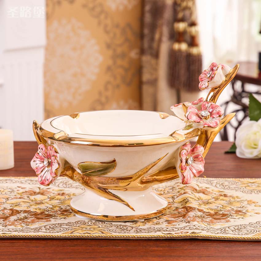 Europe type ashtray creative ceramic ashtray move fashion Europe type ashtray large creative gift