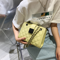 Hong Kong tide brand popular net red simple fashion one-shoulder messenger small bag womens bag 2022 new all-match small square bag