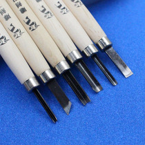 Woodpecker wood carving knife 6-piece set PM126 wood engraving knife engraving knife rubber stamp engraving knife