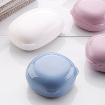 soap box travel soap box portable cover waterproof drainage creative personality cute round face wash small