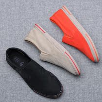 Boomer Board Shoes Men 2022 Chunqiu New Han version Canvas Shoes Sloth Shoes Casual trends 100 hitch a foot pedal mens shoes