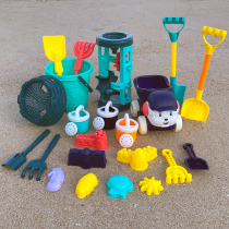 Large beach toy baby playing sand sand digging set children Cassia sand pool tools shovel hourglass bucket
