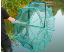 Shrimp Cage Fish Nets Fishing Nets Fishing Thelobster Lobster Crab Cage Yellow Eel Cage Bashing Shrimp Ground Nets Folding Catch Fish Cage
