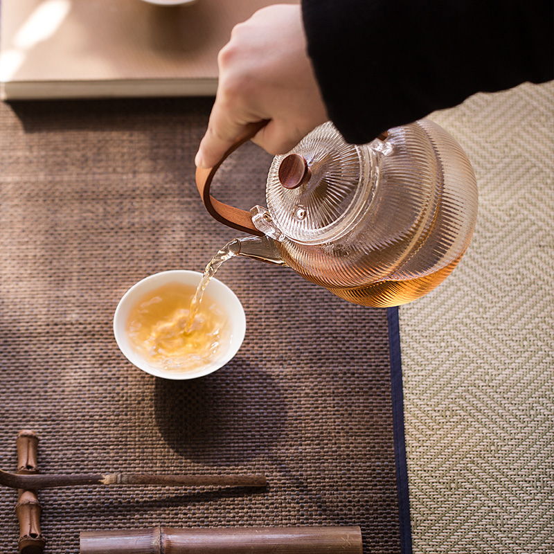 Cloud (Japanese heat - resistant glass teapot cooking pot kettle household cooking pot office electrical TaoLu tea ware
