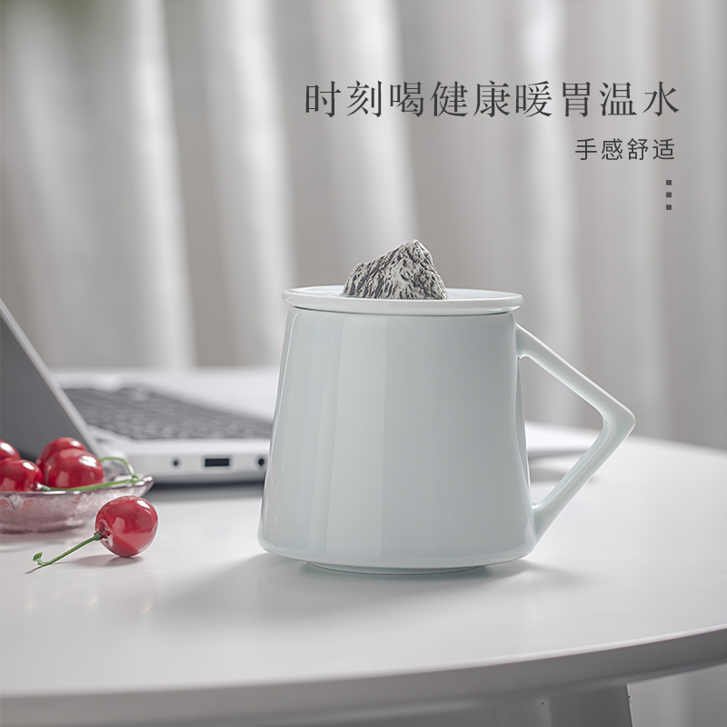 Cloud hill operation manual cup of jingdezhen ceramic mugs creative glass office to send the cup a cups