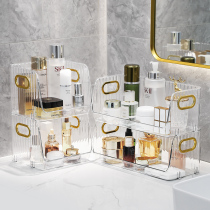 Cosmetic Storage Box Acrylic Desktop Advanced Sensation Lipstick Red Dresser Light Lavish And Delicate Skincare Box Frame Shelve