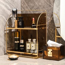 Cosmetic Storage Box Desktop Large Capacity Light Luxury Superior Delicacy Acrylic Comb Dresser Skincare Box Shelf