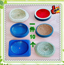 Pigeon nest pigeon supplies utensils anti-rollover grass nest chicken coop pigeon supplies nest bird nest brown mat cloth pad