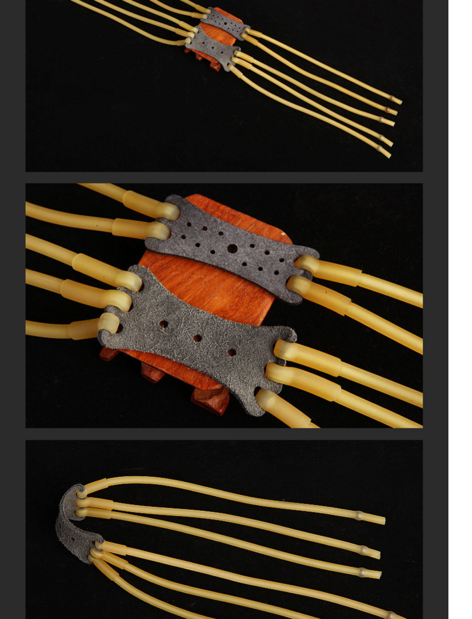 弹弓皮筋加厚双2卡3卡橡皮筋暴力四六八股卡球弹工传统园皮筋