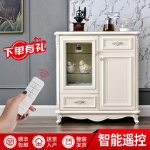 Flute solid wood tea bar Machine home automatic water European high-end water dispenser under the bucket wine cabinet side cabinet