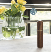 Solid wood storage tube needle storage box hand sewing needle storage string crochet needle storage bottle French embroidery hand sewing tool