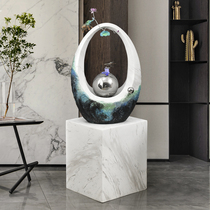 Xuanguan swinging piece Living room Decorative Creativity Modern Light Extravagant TV Cabinet Next To Ring Water Office Flowing Water Pendulum