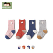 Baby socks cotton spring and autumn thin newborn baby socks loose boneless breathable newborn baby socks