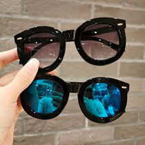 Childrens sunglasses Korean fashion sun glasses baby Street shooting show glasses children anti ultraviolet sunglasses