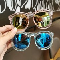 Childrens glasses boys and girls personality sunglasses Korea UV children Princess sun glasses baby sunshades