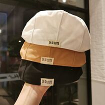 Childrens hat spring and summer day male and female childrens thin section Inron retro Berehat personality painter hat baby Duck Tongue Cap Tide