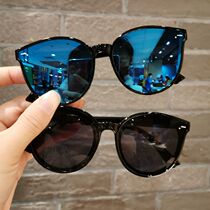 Children sun glasses boys and girls fashion street photography sunglasses Net red baby Joker concave shape glasses children sunshade mirror