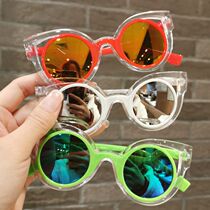 New Korean childrens sunglasses Summer Girl sunglasses personalized cool anti ultraviolet baby boy tide