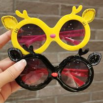 Children Sunglasses Summer Girls Sunglasses Cartoon Styling Glasses Anti-Ultraviolet Baby Boy Sunglasses Tide