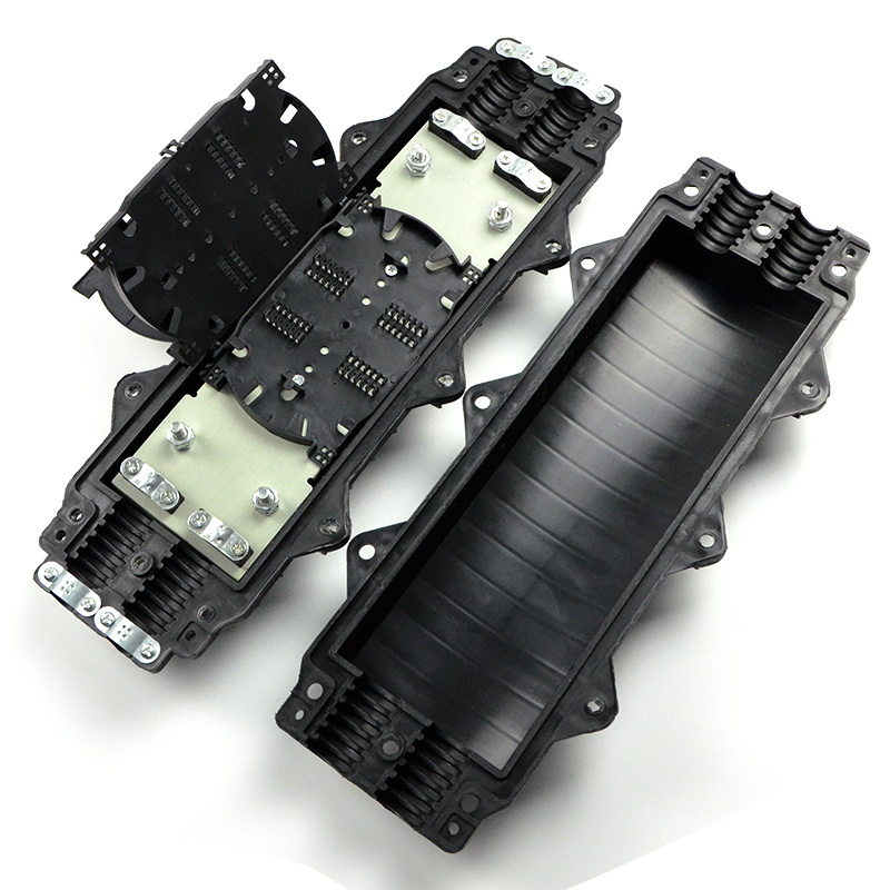 haohanxin optical cable connection box 48 core large d optical cable connection paage 2 in 2 out fusion paage optical fiber joint box