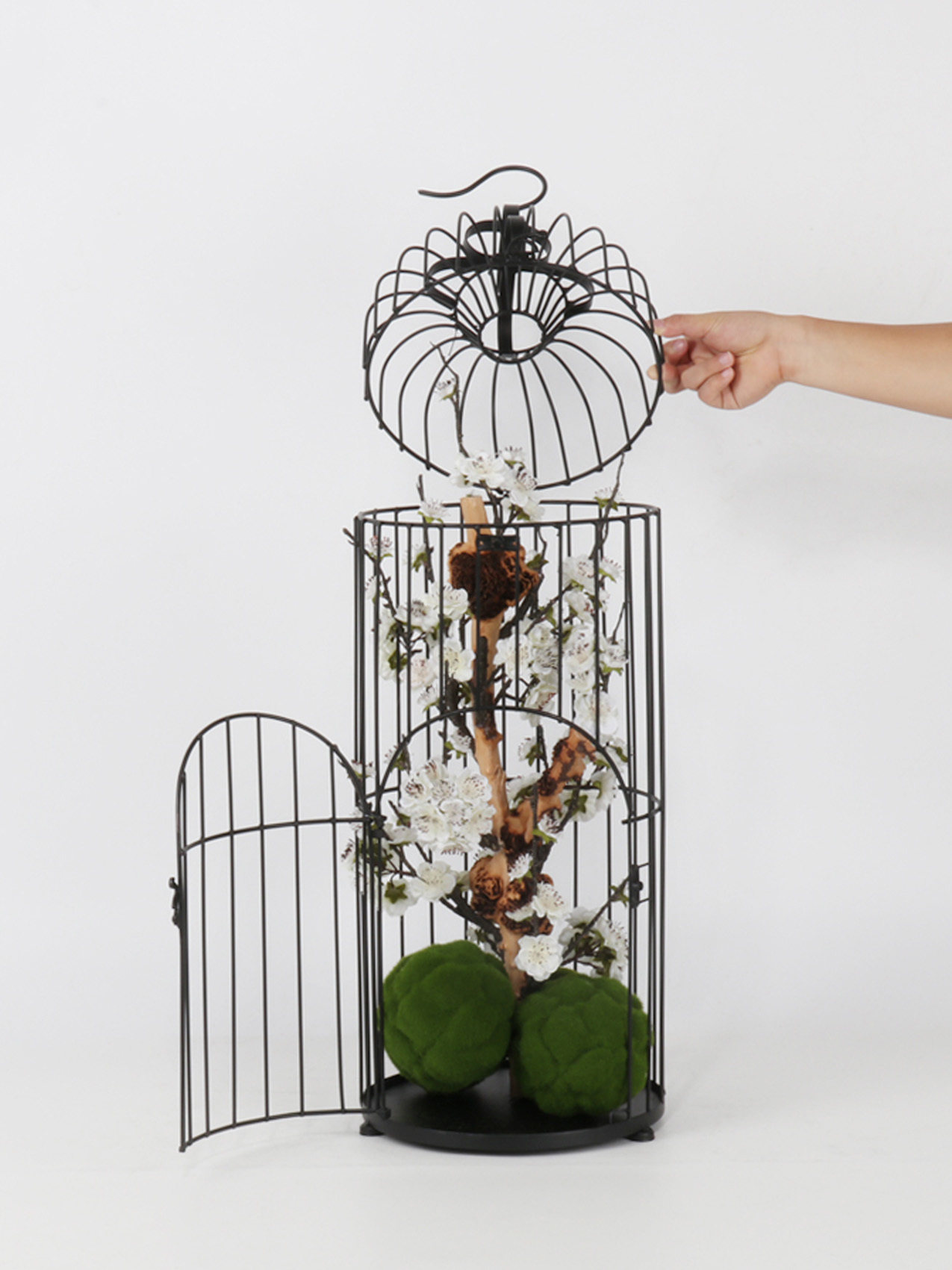 婴特 鸟笼仿真花艺摆件-好物点评-生活圈