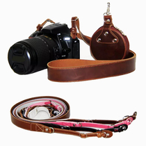 For Canon Nikon Sony Pentax SLR Camera Leather Strap Micro Single Strap Long Neck Strap Luxury Accessories
