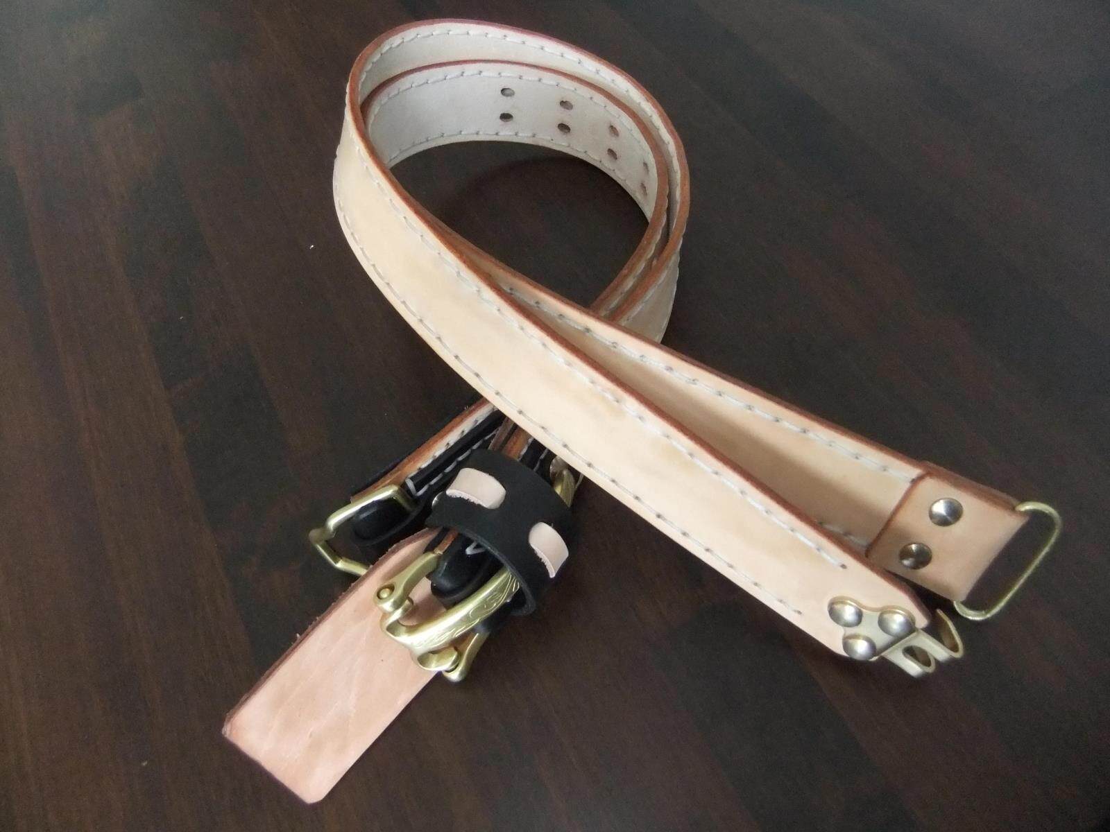 特制头层牛皮皮带真皮男骑士扣牛仔裤腰带休闲耐用利特尔顿骑兵扣