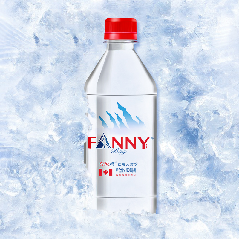 加拿大进口 FANNYBAY 芬尼湾 冰川饮用天然弱碱水 500ml*12瓶 天猫优惠券折后￥29.9包邮（￥59.9-30）京东￥59.9