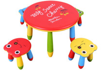 Special Early Education Center Parent-Child Kindergarten Amucong Plastic Roundtable Childrens Cartoon Table Childrens Round Table