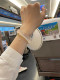 자연스럽게 얼음 트랜스 파트 흰 달빛 마노 lychee 냉동 chalcedony jade jade bracelet 마자 여성 샴페인 골드 어머니 여자 친구 선물 자연스럽게 얼음 트랜스 파트 흰 달빛 마노 lychee 냉동 chalcedony jade jade bracelet 마자 여성 샴페인 골드 어머니 여자 친구 선물