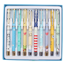 Hero Hero 6pcs Cartoon Pens for Students Unisex Elementary School Pens Children's Positive Position Practice Pens Set Extra Fine Pens for Students Sacrificial Sachet Nib 3rd Grade