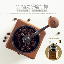 Hand grinding coffee machine Hand coffee grinder Household small manual grinder Electric retro coffee bean grinder