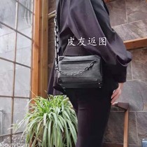 Retro Soft Box Package Type of drawing square Box Chain Bag Slanted Satchel Hardware Digy Paper-like Custom