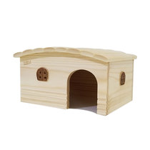 Golden Silk Bear Wood Nest Hamster Cabin Kimo Rat Small House Small Hedgehog Wood Nest Pet Shelter From Pet Nest