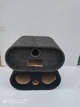 Processing 5 inch double horn hole speaker shell subwoofer speaker shell speaker speaker shell speaker shell amplifier box