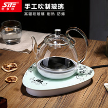 Snell high borosilicate glass electric kettle insulation one automatic household tea special office small