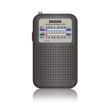 Degen DE333 Mini small pocket portable elderly dual band radio pointer FM FM