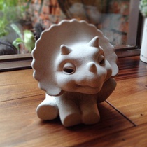 MOPSON design hand-made dinosaur fragrance stone essential oil aromatherapy Triceratops desktop ornaments childrens creative gifts