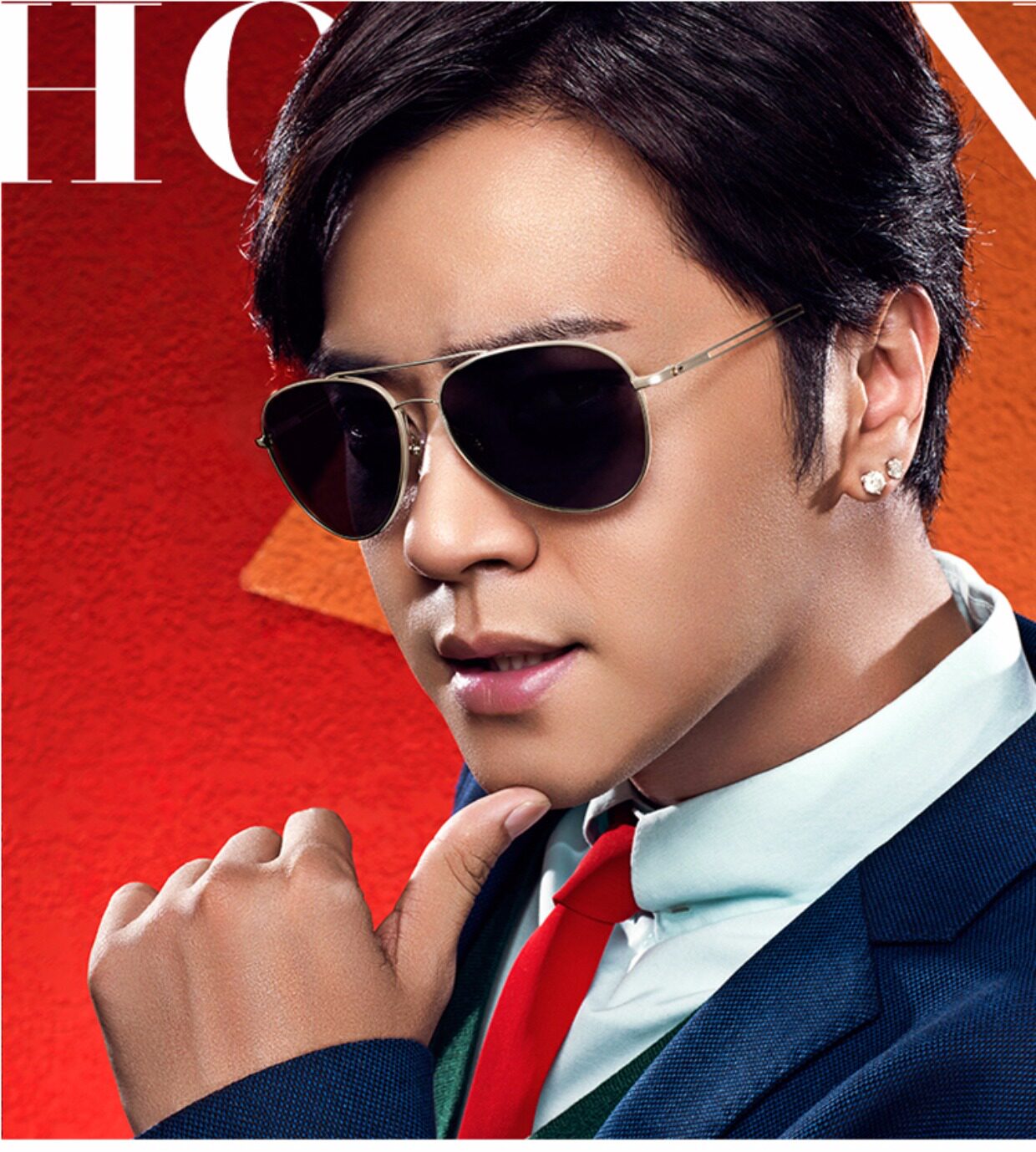 海俪恩太阳镜男 司机镜偏光个性男士太阳镜开车墨镜 罗志祥同款_7折