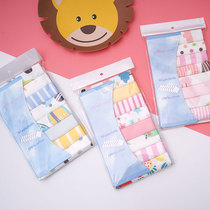 Newborn pure cotton gauze small square towel handkerchief cute baby saliva towel baby feeding towel face towel 8 thin