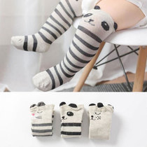 Baby stockings do not stretch legs spring and summer thin socks newborn over the knee high socks men and women baby cotton mesh socks