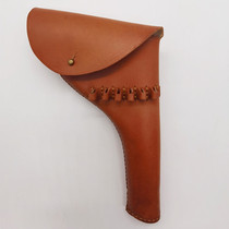 Film and television props handmade cowhide revolver set large