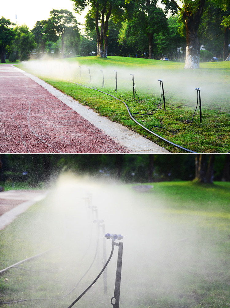 大棚倒挂喷雾化浇水自动浇花器农用pe滴灌水管喷灌旋转灌溉微喷头