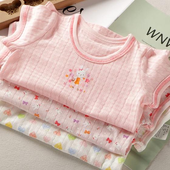 Girl short -sleeved T -shirt round neck half -sleeved pure cotton Tihua net Eye Summer thin home jacket baby without fluorescence
Girl short -sleeved T -shirt round neck half -sleeved pure cotton Tihua net Eye Summer thin home jacket baby without fluorescence