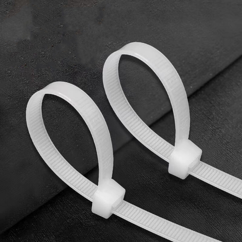 10*400扎带尼龙勒死狗捆绑塑料拉紧器束线绳批发绑带黑色大号强力