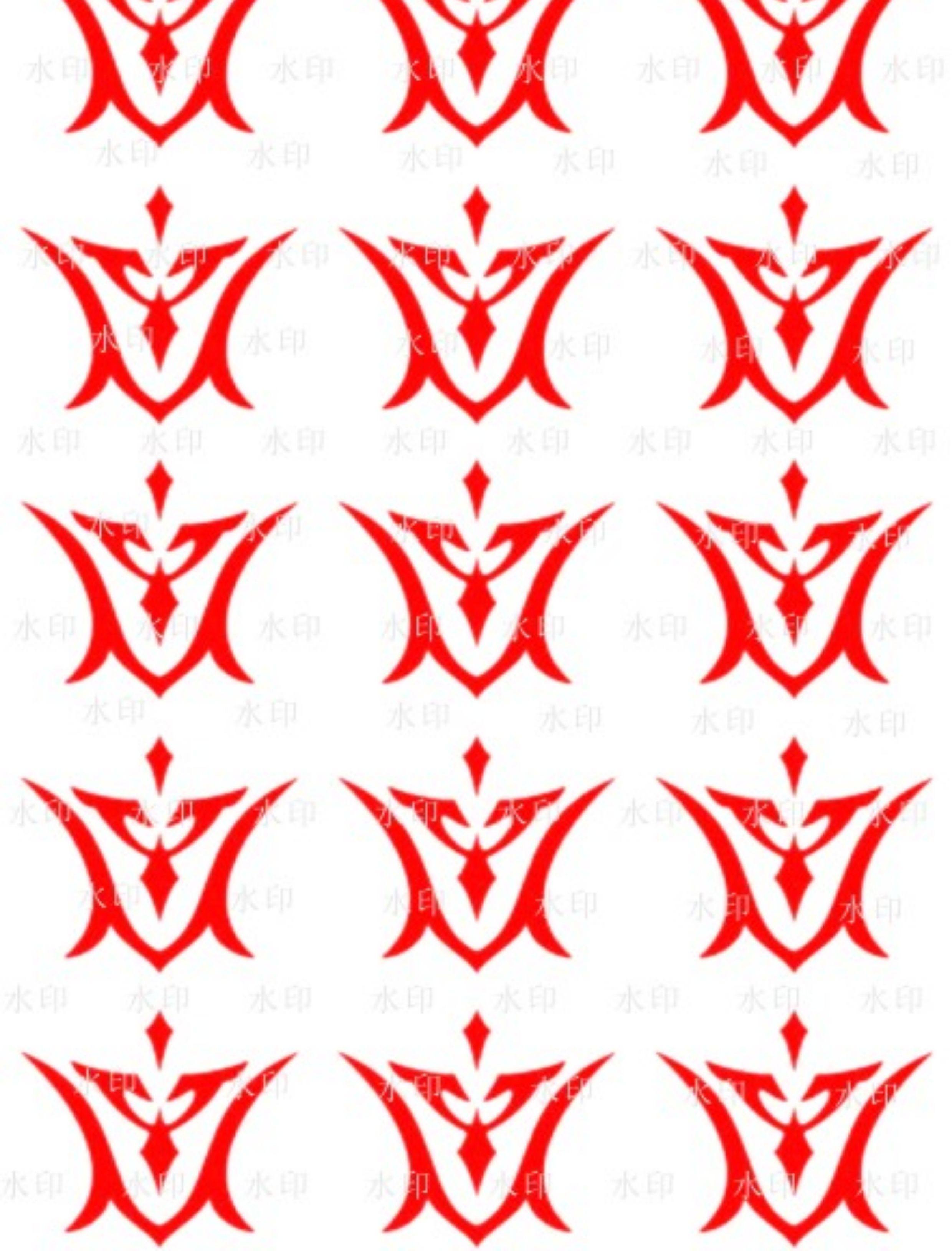 fate令咒宫本伊织纹身贴防水咕哒男咕哒女凛圣杯战争cos漫展fgo