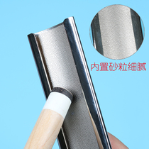 Stainless steel ultra-durable file billiard club leather head repairer Leather head grinding repair mushroom type billiard leather head tool